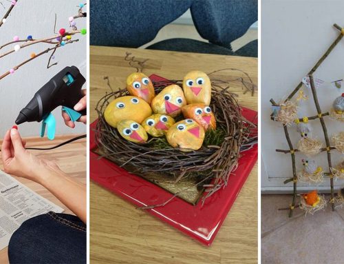 Jarné tvorivé činnosti pre deti – krásne a jednoduché dekorácie z nazbieraných vetvičiek a konárov si vyrobíte raz – dva!